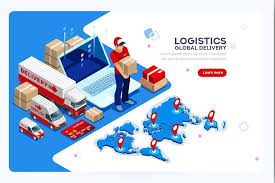 Logistics And Delivery Infographics Vintage Graphic Design Illustrator Cs Infographic