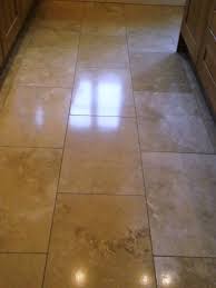 Restoring The Shine On A Travertine Floor Tiles In Haughley Travertine Floor Tile Natural Tile Travertine Floors