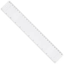 Double-Sided Methacrylate Ruler