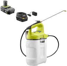 Chemical sprayer is great for auto and truck wash soaping. Amazon Com Ryobi One 18 Volt Lithium Ion Cordless 2 Gal Chemical Sprayer With Adjustable Spray Nozzle Removable Tank With Onboard Mixing Cup Battery And Charger Included Garden Outdoor