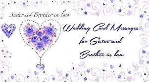 Maybe you would like to learn more about one of these? Wedding Card Messages For Sister And Brother In Law Ultima Status