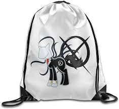 Zhanzy Slenderman My Little Pony Large Drawstring Sport Backpack Sack Bag  Sackpack : Amazon.ca: Sports & Outdoors