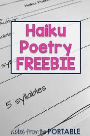 We did not find results for: For The Love Of Haikus Notes From The Portable Haiku Poems For Kids Writing Lessons Teach Haiku
