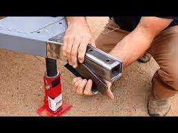 How To Build A Diy Travel Trailer Coupler Install Hitch Sway Control Part 7 Youtube Diy Travel Trailer Travel Trailer Trailer Coupler