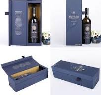 Factory Price Custom Matt Black Rigid Cardboard Liquor Wine ...