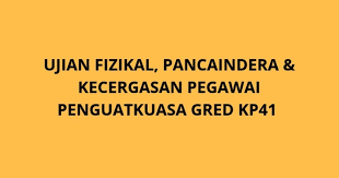 It's easy to download and install to your mobile phone. Ujian Fizikal Pancaindera Kecergasan Pegawai Penguatkuasa Kp41 2021 Spa