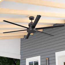 Craftmade kat72pt9 72 9 blade ceiling fan w/ blades, remote, & led light. Mercury Row 72 Cantin 6 Blade Standard Ceiling Fan With Reviews Wayfair Ca
