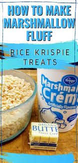 Marshmallow Fluff Rice Krispie Treats How To Make Rice Crispy Treats Recipe In 2020 Homemade Rice Krispies Treats Rice Krispies Crispy Treats Recipe