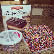 Easy Quick And Fun Way To Do A Sprinkle Cake Great Idea When You Re In Need Of A Fun Birthday Cake In A Hurry My S Cool Birthday Cakes Sprinkle