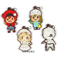 Us 2 00 9 Off Cells At Work Action Figure Anime Model Platelet Leukocyte Seqkeqkyuu Macrophages Mobile Ph In 2020 Action Figures Toys Rubber Keychain Toy Figures