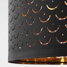 Il y a 1005 abat jour coloré en vente sur etsy, à un prix moyen de 48,34 €. Nymo Lamp Shade Black Brass Colour 59 Cm Ikea