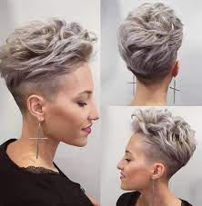 36 Pretty Fluffy Short Hair Style Ideas For Short Pixie Haircut Cute Hairstyles For Short Hair Short Pixie Haircuts Trendy Short Hair Styles