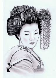 Geisha Girl By Aziza Femi On Deviantart Geisha Art Japanese Drawings Drawings
