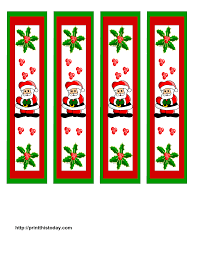free printable christmas bookmarks