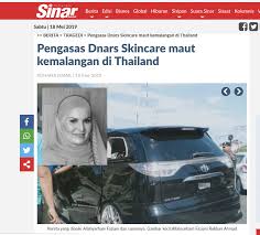 Pengasas produk kecantikan dnars skincare, faziani rohban ahmad maut dalam kemalangan di pattani, thailand. Perbaiki Hubungan Dengan Orang Tua Ini Pesanan Terakhir Pengasas Dnars Skincare Sehari Sebelum Maut Kemalangan Hijabista