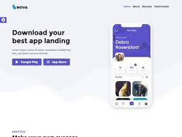 Since the designer has used typography as a part of. Landing Page Template 40 Free Html Landing Page Templates Dev Community