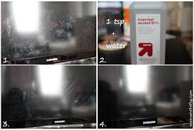 How To Clean Flat Screen Tv Add One Tsp Isopropyl Alcohol To A Bowl Of Water Use Microfiber Clot Clean Flat Screen Tv Cleaning Household House Cleaning Tips