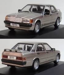 1 43 Scale Model Of 1984 Mercedes Benz 190e 2 3 16 Mercedes Benz 190e Mercedes Benz Scale Models