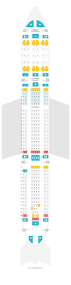 Seat Map Airbus A330 300 333 Klm Find The Best Seats On A