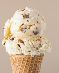 Malted Vanilla Ice Cream With Peanut Brittle Milk Chocolate Chunks Brown Eyed Baker Recipe Peanut Brittle Cream Recipes Ice Cream