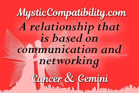 Gemini and cancer find in each other immediately, a warm reception. Cancer Gemini Compatibility