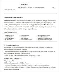 Call Center Resume Example 11 Free Word Pdf Documents Download Free Premium Templates