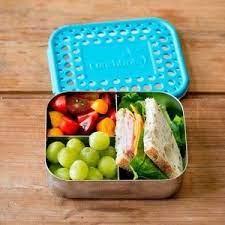 Lunchbots Stainless Steel Lunchbox Trio 2 New Style Aqua Dots A New Style Three Compartment Lunch Box Made From S Lunchbots Food Stainless Steel Lunch Box
