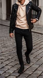 11 Cool Leather Jacket Outfits Mr Streetwear Magazine Hoodie Outfit Men Leather Jacket Outfits Boots Outfit Men
