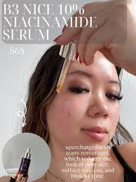 How to reduce pore size with niacinamide serum?