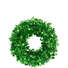 Choose from various colors and lengths, you can find just the right ones for decorating the christmas tree, walls and ceiling. Green Tinsel Wreath 17in Party City Canada