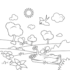 These printable spring coloring pictures help you celebrate the warm weather. Spring Coloring Pages Spring Coloring Pages Coloring Pages Coloring Pages For Kids