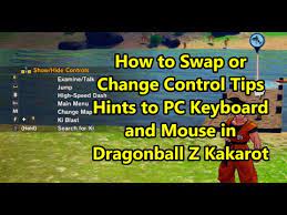 Problem is that on controller even on the highest sensivity the camera is crap. Dragonball Z Kakarot How To Change Control Tips Hints To Pc Keyboard Mouse Dbz Help Fishing Youtube