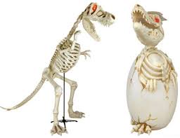 Home Accents Has A 9 Foot T Rex And Hatching T Rex Eggs For Halloween Decorations This In 2020 Halloween Skeleton Decorations Dinosaur Halloween Halloween Decorations
