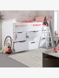 Le lit mezzanine avec rangement est parfait pour résoudre le problème du couchage dans un studio ou une petite surface, et optimiser l'espace de la chambre. Ideal Pour Les Petits Espaces Ce Lit Mezzanine Est Dote De Rangements Pour Accueillir Jouets Vetements Et Linge Loft Bed Boys Bedroom Storage Bedroom Storage