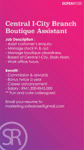 Melawati mall is designed to provide great exposure for retailers and convenience to shoppers. Sofearose Exclusive Printed Hijab Brand On Twitter Kerjakosong Vacancy Hello Everyone We Are Hiring These Positions Below 1 Sales Assistant Manager Manager 2 Production Manager 3 Boutique Assistant Melawati Mall