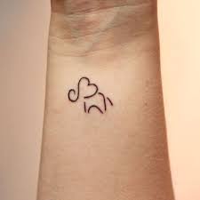 Small Heart Elephant Tattoo Tiny Elephant Tattoos Elephant Tattoos Crayon Simple Elephant Tattoo Tattoos For Daughters Tiny Elephant Tattoo