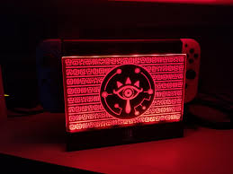 Picked Up A Light Up Dock Shield For My Switch Today Gaming
