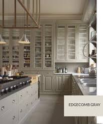 I Like This Cabinet Color Maybe A Tad Dark Though Bm Edgecomb Gray Grey Kitchen Designs Kitchen Inspirations Kitchen Remodel