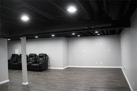 With this type of basement ceiling finish, you can easily access. Our Painted Basement Ceiling Black With Photo Examples
