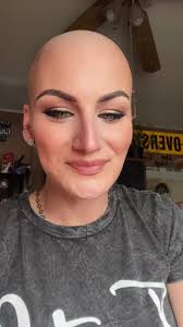 I did it!!! Went iut jn public with my bald head yayyyy!!#cancersurviv...