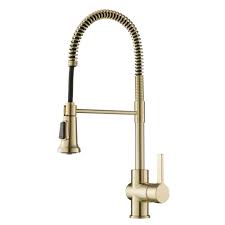 The company specializes in manufacturing unique kitchen and bathroom products that redefine interior spaces. Commercial Style Kitchen Faucet In Spot Free Antique Champagne Bronze