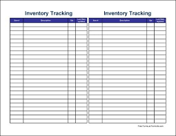 Free Small Simple Inventory Tracking Sheet Tall Inventory Organization Inventory Printable Spreadsheet Template