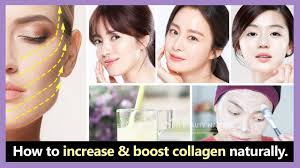 2 Easy Steps How To Increase Boost Collagen Naturally Make Skin Youthful Like Korean Star Youtube Collagen Skin Korean Star