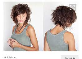 Wavy Inverted Bob With Bangs Top 25 Best Layered Inverted Bob Ideas On Pinterest Hair Styles Short Hair Styles Short Wavy Hair