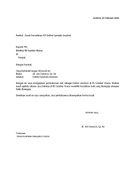 Contoh surat pengunduran diri kerja di rumah sakit. Contoh Surat Pengunduran Diri Dari Puskesmas Contoh Surat