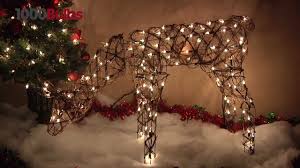 Maybe you would like to learn more about one of these? Animated Feeding Grapevine Deer Christmas Decoration 1000bulbs Com