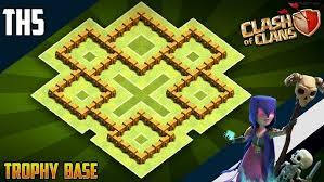 Best Epic Th5 War Trophy Base 2019 Coc Town Hall 5 Th5 War Base Design Clash Of Clans Youtube
