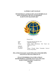 Laporan aktualisasi pelatihan dasar cpns golongan iii. Materi Latsar