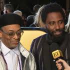 He recalls sitting in video village with his mom when his dad came out of the darkness and smoke, on a hill, in a blue suit. John David Washington Exclusive Interviews Pictures More Entertainment Tonight