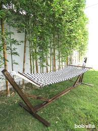The first thing to do is cut all the lumber to the dimensions needed for the project. Diy Hammock Stand Tutorial Bob Vila